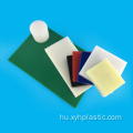 Sárga polietilén HDPE műanyag lemezlap